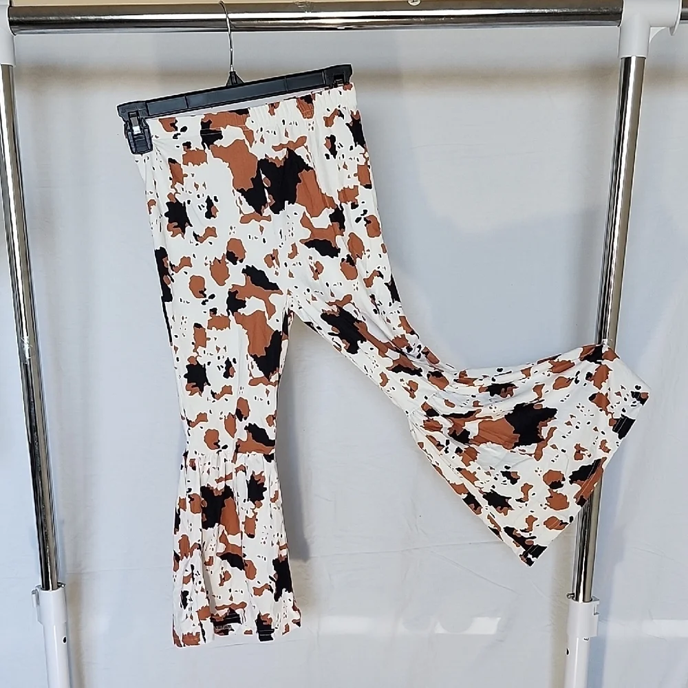 SHEIN White and Brown Kids Matching Set